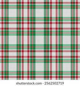 Tartan plaid pattern with dark color. Vector illustration.