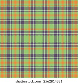 Tartan plaid pattern with dark color. Vector illustration. 