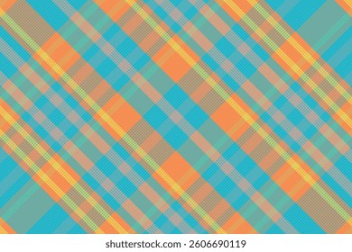 Tartan plaid pattern with dark color. Vector illustration.