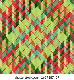 Tartan plaid pattern with dark color. Vector illustration.