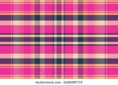 Tartan plaid pattern with dark color. Vector illustration. 