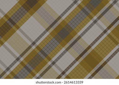 Tartan plaid pattern with dark color. Vector illustration. 