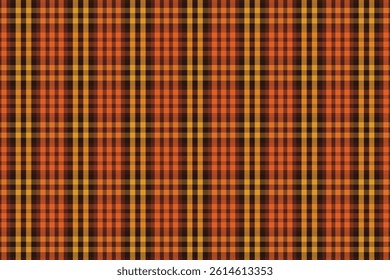 Tartan plaid pattern with dark color. Vector illustration. 