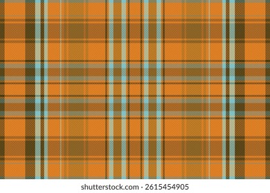 Tartan plaid pattern with dark color. Vector illustration. 