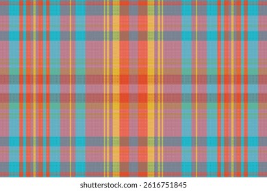 Tartan plaid pattern with dark color. Vector illustration. 