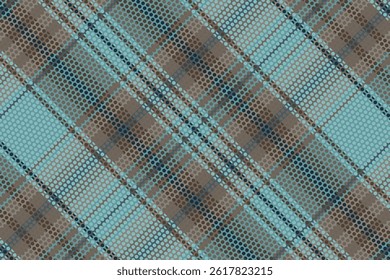 Tartan padrão xadrez com cor escura. Ilustração vetorial. 