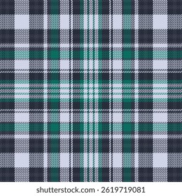 Tartan padrão xadrez com cor escura. Ilustração vetorial. 