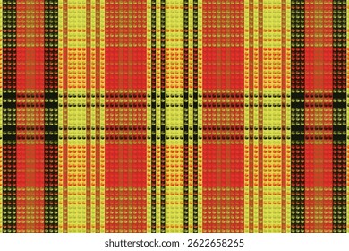 Tartan plaid pattern with dark color. Vector illustration. 