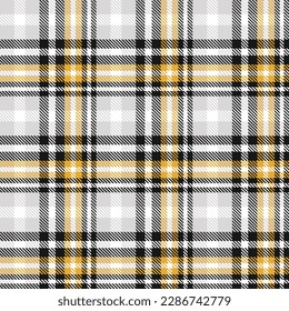 Tartan Plaid Pattern Fabric Design Background Is Made With Alternating Bands of Coloured Pre Dyed Threads Woven as Both Warp and Weft at Right Angles to Each Other.