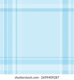 Tartan padrão xadrez ou vermelho xadrez tartan têxtil. O efeito é assimétrico. Visualmente, moderado. Tem uma sensação clássica, um tanto rústica ou patrimonial dada a aparência de tartan. Azul bebê ou azul claro 