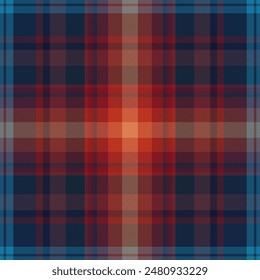 Tartan plaid pattern in red, green, navy blue, yellow, beige. Seamless dark New Year holiday check plaid vector for blanket, duvet cover, throw, other modern winter textile design.Vecto,EPS 10