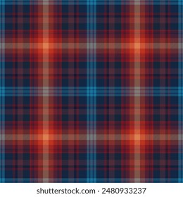 Tartan plaid pattern in red, green, navy blue, yellow, beige. Seamless dark New Year holiday check plaid vector for blanket, duvet cover, throw, other modern winter textile design.Vecto,EPS 10