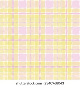 Tartan Plaid Pattern Seamless. Checker Pattern. Template for Design Ornament. Seamless Fabric Texture. Vector Illustration