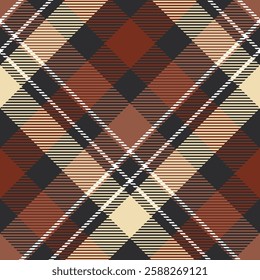 Tartan Plaid Pattern Seamless. Checker Pattern. Template for Design Ornament. Seamless Fabric Texture. Vector Illustration