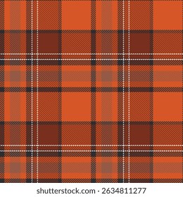 Tartan Jogado Padrão Sem Costura. Padrão De Tabuleiro De Xadrez. Tecido Escocês Tradicional. Camisa Lumberjack Flannel Têxtil. Amostra De Bloco Padrão Incluída.