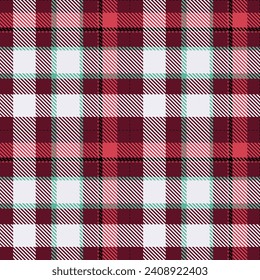 Tartan Plaid Pattern Seamless. Classic Plaid Tartan. Template for Design Ornament. Seamless Fabric Texture. Vector Illustration