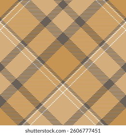 Tartan Plaid Pattern Seamless. Classic Scottish Tartan Design. Template for Design Ornament. Seamless Fabric Texture. Vector Illustration