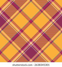 Tartan Plaid Pattern Seamless. Classic Scottish Tartan Design. Template for Design Ornament. Seamless Fabric Texture. Vector Illustration