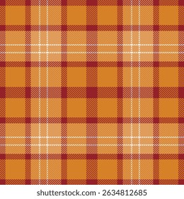 Tartan Jogado Padrão Sem Costura. Padrão Jogado Sem Costura. Camiseta Flanela Tartan Padrões. Ilustração de vetor de azulejos na moda para papéis de parede.