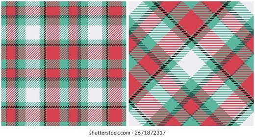Tartan Jogado Padrão Sem Costura. Padrões xadrez sem emenda. para cachecol, vestido, saia, outro moderno primavera outono inverno moda Design têxtil.