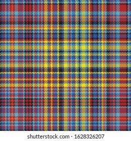 Tartan plaid pattern seamless. Print fabric texture. Check vector background.