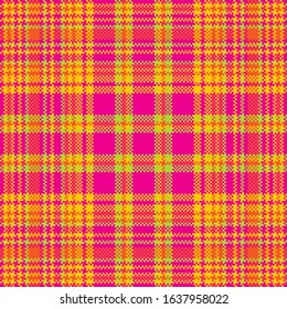 Tartan plaid pattern seamless. Print fabric texture. Check vector background.