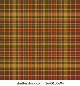 Tartan plaid pattern seamless. Print fabric texture. Check vector background.