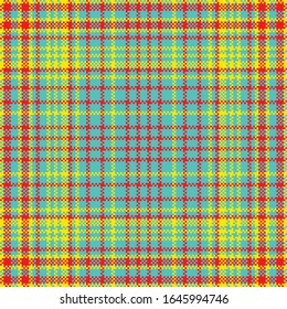 Tartan Gipsmuster nahtlos. Textur drucken. Überprüfen Sie den Hintergrund der Vektorillustration.