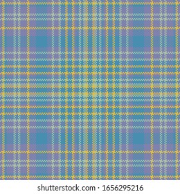Tartan plaid pattern seamless. Print fabric texture. Check vector background.