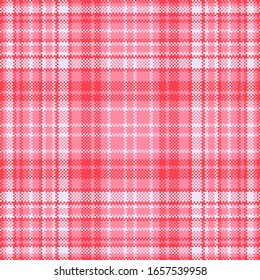 Tartan plaid pattern seamless. Print fabric texture. Check vector background.