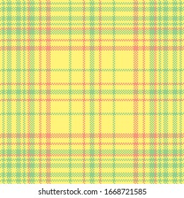 Tartan plaid pattern seamless. Print fabric texture. Check vector background.