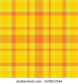 Tartan plaid pattern seamless. Print fabric texture. Check vector background.