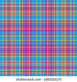 Tartan plaid pattern seamless. Print fabric texture. Check vector background.