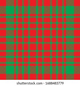 Tartan plaid pattern seamless. Print fabric texture. Check vector background.