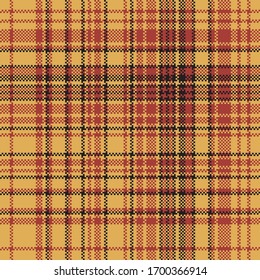 Tartan plaid pattern seamless. Print fabric texture. Check vector background.