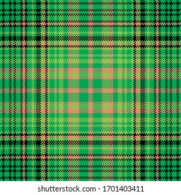 Tartan plaid pattern seamless. Print fabric texture. Check vector background.