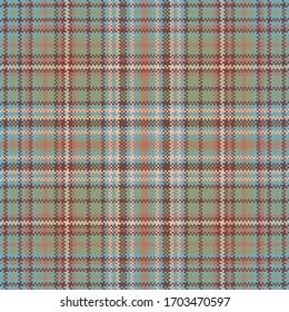 Tartan Gipsmuster nahtlos. Textur drucken. Überprüfen Sie den Hintergrund der Vektorillustration.