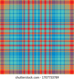 Tartan plaid pattern seamless. Print fabric texture. Check vector background.