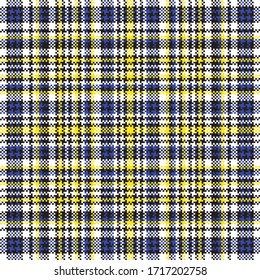 Tartan Gipsmuster nahtlos. Textur drucken. Überprüfen Sie den Hintergrund der Vektorillustration.