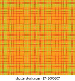Tartan-Planiermuster nahtlos. Textur drucken. Überprüfen Sie den Vektor-Hintergrund.