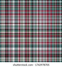 Tartan plaid pattern seamless. Print fabric texture. Check vector background.