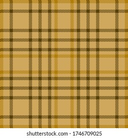 Tartan-Planiermuster nahtlos. Textur drucken. Überprüfen Sie den Vektor-Hintergrund.