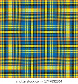 Tartan plaid pattern seamless. Print fabric texture. Check vector background.