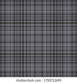 Tartan plaid pattern seamless. Print fabric texture. Check vector background.