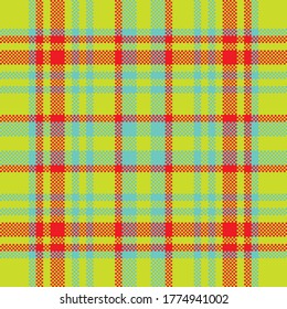 Tartan Gipsmuster nahtlos. Textur drucken. Überprüfen Sie den Vektorhintergrund.