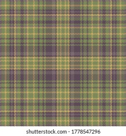 Tartan Gipsmuster nahtlos. Textur drucken. Überprüfen Sie den Vektorhintergrund.