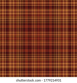 Tartan plaid pattern seamless. Print fabric texture. Check vector background.