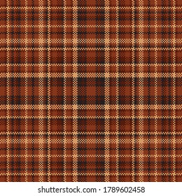 Tartan plaid pattern seamless. Print fabric texture. Check vector background.