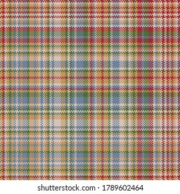 Tartan plaid pattern seamless. Print fabric texture. Check vector background.