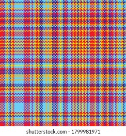 Tartan plaid pattern seamless. Print fabric texture. Check vector background.